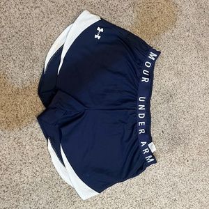 Women's Under Armour Navy Running Shorts